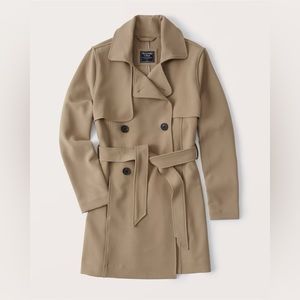 Abercrombie Drapey Trench Coat